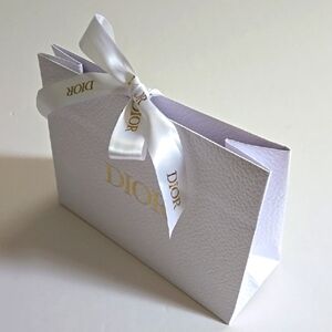 Dior White gift Box with Ribbon